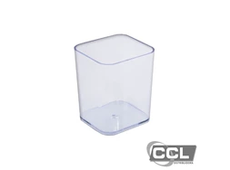 Porta caneta/lpis simples cristal Dello - 3029H