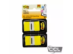 Post-it flags 25,4mm x 43,2mm com 2 x 50 folhas amarelo 3M