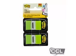 Post-it flags 25,4mm x 43,2mm com 2 x 50 folhas verde 3M