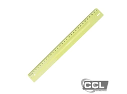 Rgua acrilico 30cm amarelo pastel Dello 3113AP