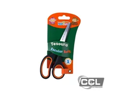 Tesoura escolar inox 14cm Leo&Leo ref.4592