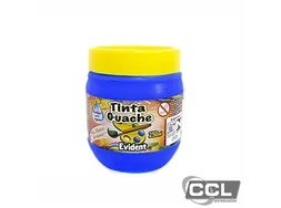 Tinta guache 250ml Evident azul-celeste