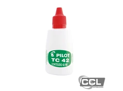 Tinta para carimbo 42ml vermelho Pilot