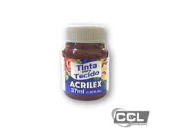 Tinta para tecido fosca 37ml terra queimada Acrilex 514