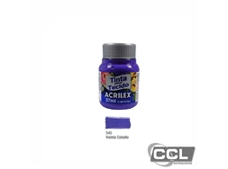 Tinta para tecido fosca 37ml violeta cobalto Acrilex 540